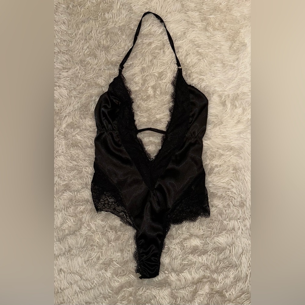 BNWT satin & lace onesie teddy